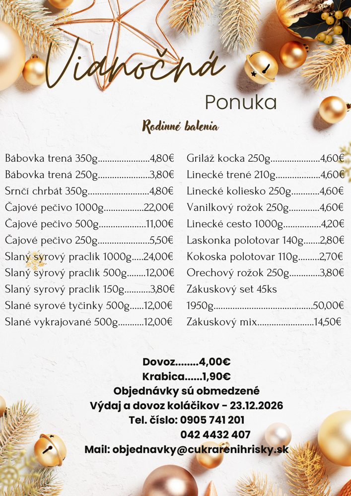 Vianočná ponuka — rodinné balenia, strana 4